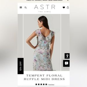 Brand new ASTR dress, never worn